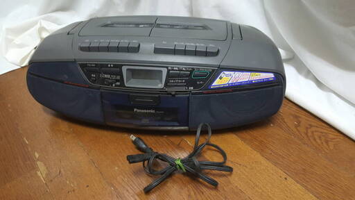 【美品】パナソニック CDラジカセ RX-DT35　オーディオ機器 分解・修理】PanasonicのCDラジカセRX-DT35の修理、内部の