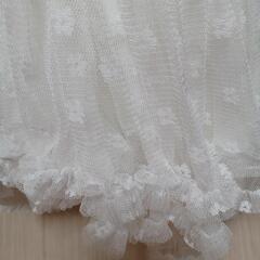 新品白ロングレーススカート、札幌です❕取りに来れる方に！の画像