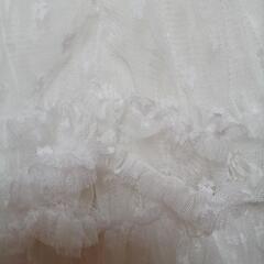 新品白ロングレーススカート、札幌です❕取りに来れる方に！の画像