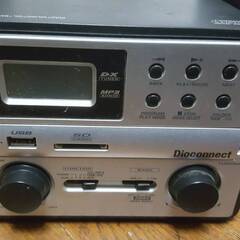 Dioconnect SD/CDコンポ DCP-300BK ジャンクにての画像