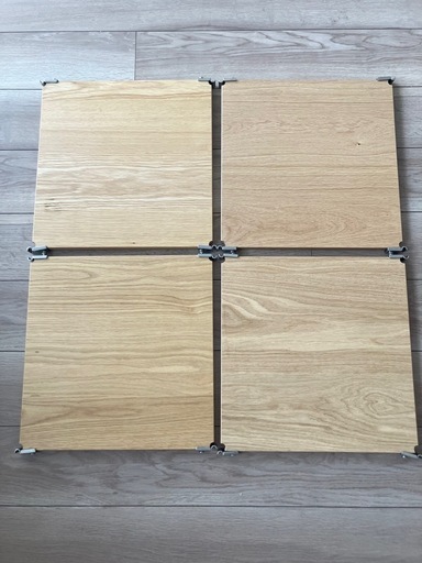 無印 ステンレスユニットシェルフ 追加棚 オーク 42センチ 3枚