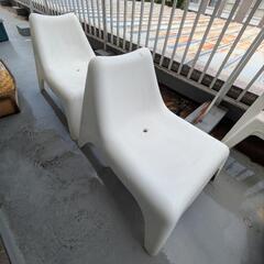 IKEAガーデン用チェア2脚　ガーデンチェア2脚まとめて