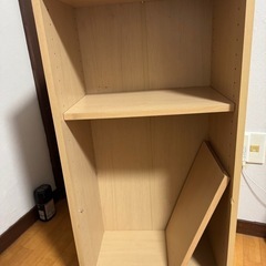 カラーボックス　棚板調節可能　三段　棚