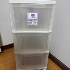 DCM スリムチェスト　三段　プラチェスト　衣装ケース　棚　収納...