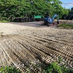 駐車場や水溜まりに砂利・再生砕石・RC ・水害対策・格安 ※作業員不足出張可          の画像