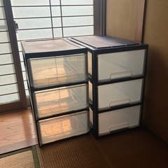3段
収納ケース2種