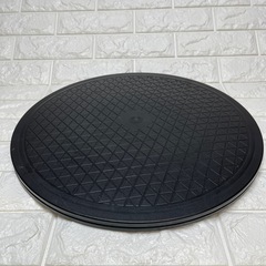 【360度回転】大型テレビ対応 回転式テレビ台 直径40cm・厚...