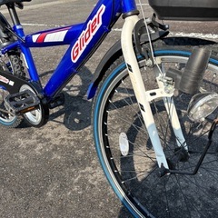 美品子供用自転車24インチ6段変速の画像