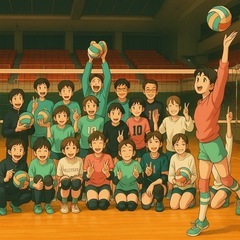 初心者や女性が楽しめるバレーボール✨🍀