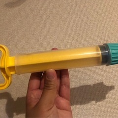水遊びグッズ：水鉄砲ください！
