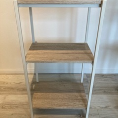 salut!（サリュ）オールドアイアンラック4段&3段セット ホワイトの画像