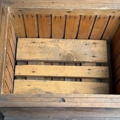 古い木製入れ物◆手渡しのみの画像