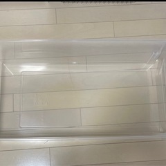 透明 衣装ケース 一段
の画像