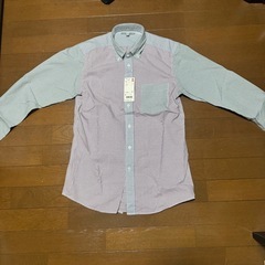 新品　ユニクロ　EFCブロードシャツ　メンズ　Sサイズ　UNIQ...