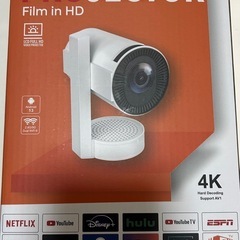 18000LM 4K対応 Android TV搭載 270°回転 プロジェクターの画像