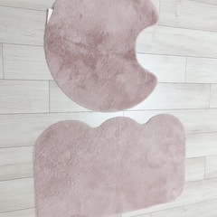 もこもこトイレマットと玄関マット【美品】