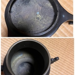 譲渡日限定　薄端　花器　銅製 の画像