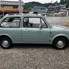 日産 パオ 5MT ノーマルルーフ 車検残りありR7.7 の画像