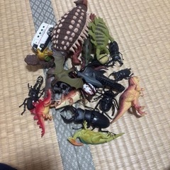 アニア恐竜、昆虫のおもちゃの画像