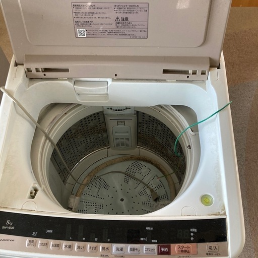 洗濯機　　HlTACHL BW-V80B