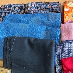 和柄ハギレ　布　帯の画像