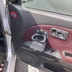 AT車・走行距離7万・品質最高÷黒革レザーシート新品前座席・後部座席張り替えしました。自慢の1台です。・車検付き・自動車税支払い済み・ホイル付き・プレミア高級感の画像