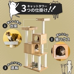 猫　キャットタワーの画像