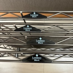 スチールラック ルミナスブラック　120.5×60×34の画像