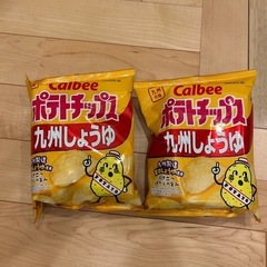 ポテトチップス　78g 九州しょうゆ　2袋　カルビー 