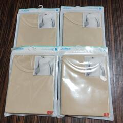 新品未使用未開封品！ユニクロ　エアリズム　
メッシュクルーネック...