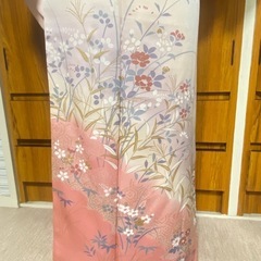 4点セット 訪問着 花柄　袋帯　帯締め　帯揚げ　入学式　お宮参り　七五三の画像
