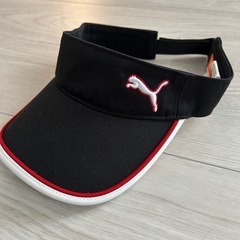 八王子) 新品PUMA プーマピンク サンバイザーフリーサイズゴ...