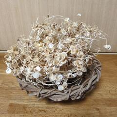 古民家カフェやナチュラルインテリアに【山芋花ガラ&ツルかご】の画像