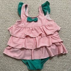 ベビー　水着　80 ストライプ