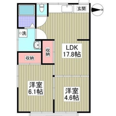🉐初期費用5万円🉐フリーレント１ヶ月✨敷金、礼金無料💰✨常磐線「...
