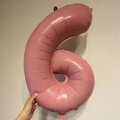 大きなナンバーバルーン　⑥