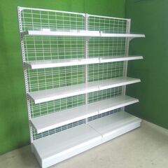 H187cm×W90cm×D48cm ３連結片面４段什器 プライ...