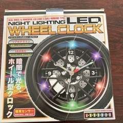 早い者勝ちSALE！★レインボーフラッシュLEDホイールクロック
