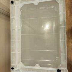 衣装ケース　木目天板　ミニキャスター付　幅55cm✕奥行40cm✕高さ60cmの画像