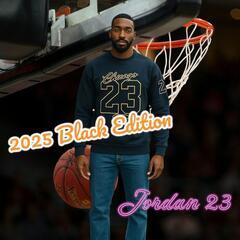 【希少】かっこいいブラック　Michael Jordan #23...