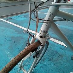 SHIMANO　クロスバイク　ホワイト　ritewayの画像