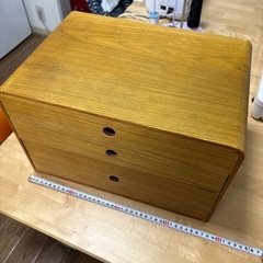 アンティークレトロな収納引き出し3段