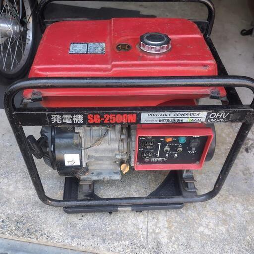 西H☆MITSUBISHI 三菱 発電機 SG-2500M 50Hz☆3J-353（発電機 SG