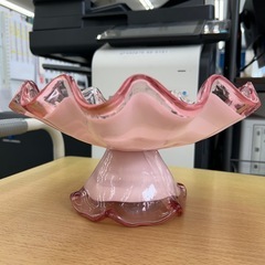 リユースのサカイ東金店 フラワーピンク花器 TJ12569の画像