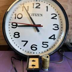 CITIZEN アンティーク昭和レトロクオーツシチズン大型壁掛け...