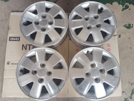 13インチ【中古】アルミホイール4本☆DAIHATSU純正