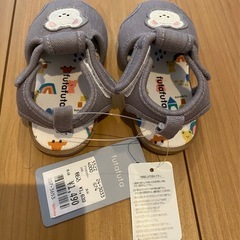 タグ付き14センチサンダル フタフタの画像