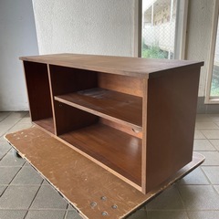 f●■テレビ台/ローボード・90×30×42.5cm・木製テレビボードの画像