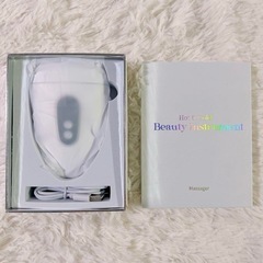 かっさ 電動 EMS 美顔器 温冷かっさ リフトアップ　フェイスケア 新品未使用 男女兼用美顔器  の画像