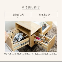 ドレッサーテーブル　ローテーブルの画像